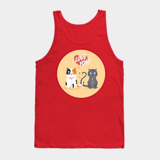 I Love You Like These Cats Love Each Other Tank Top